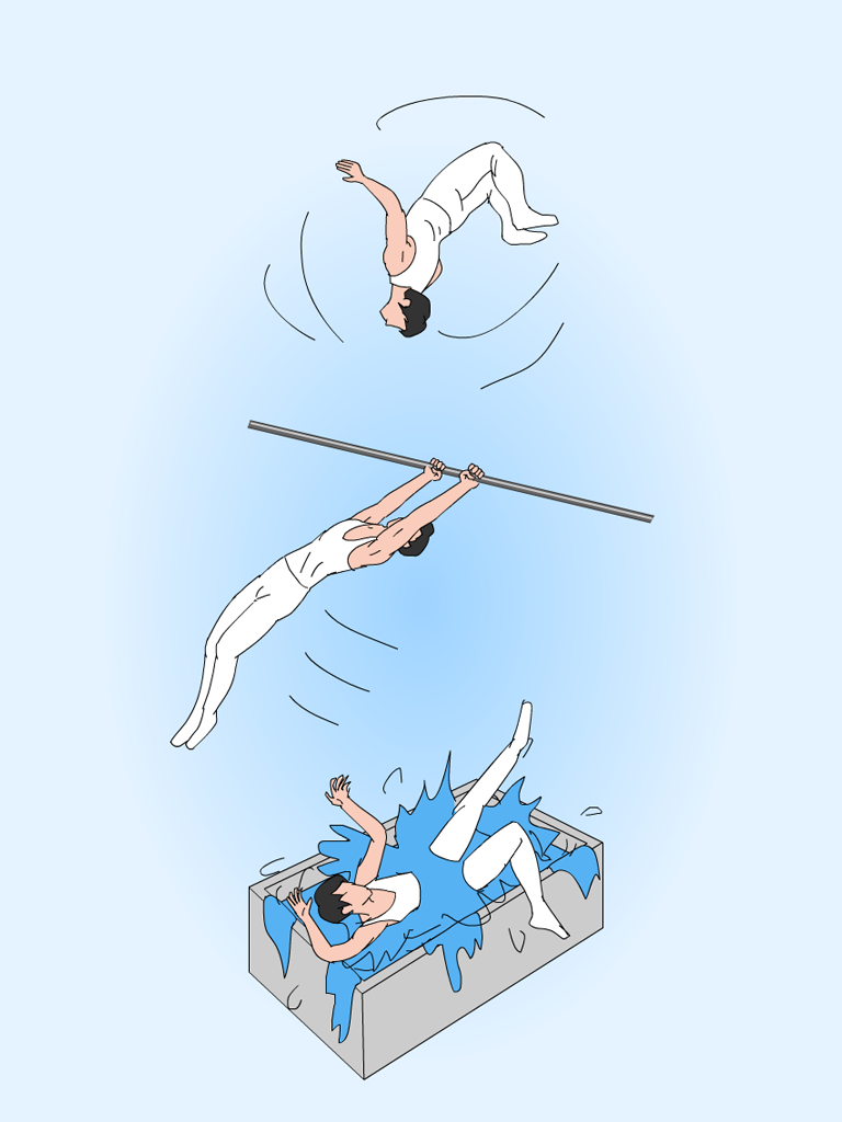 Crazy Horizontal bar Game Screenshot