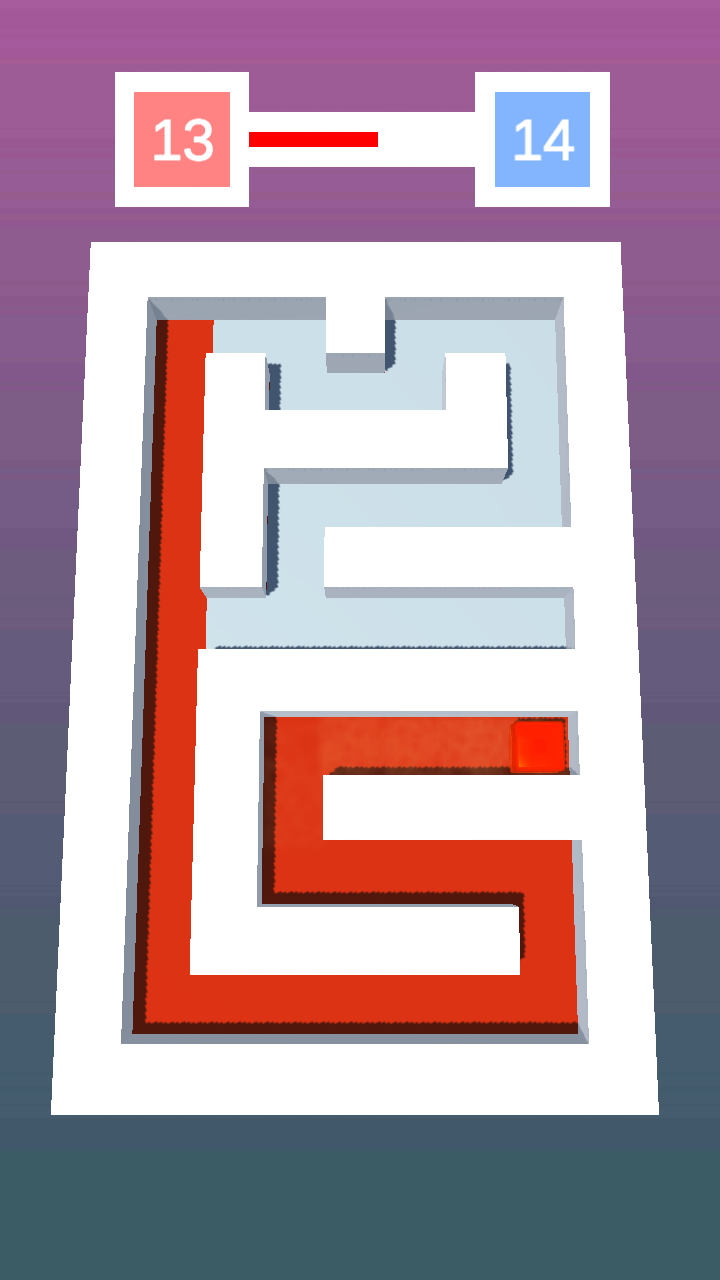 Roller Paint Game Screenshot