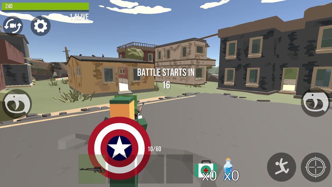 Pixel Battle Royale - FPS shooter 3d game offline ภาพหน้าจอเกม