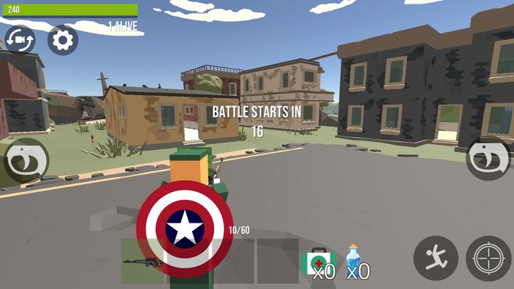 Pixel Battle Royale jogo 3D de tiro FPS offline versão móvel