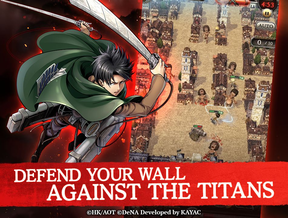 Attack on Titan TACTICS ภาพหน้าจอเกม