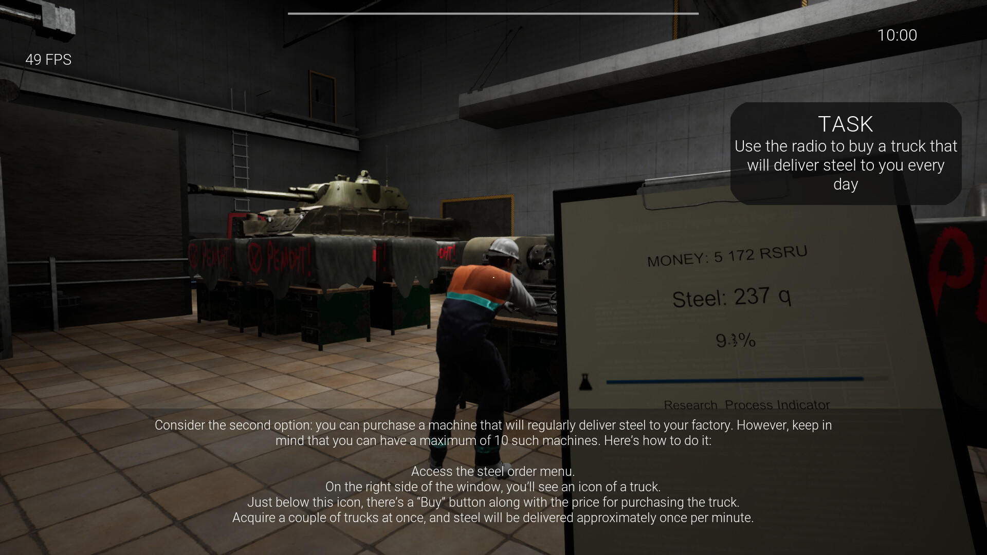 Tank Factory Simulator screenshot game