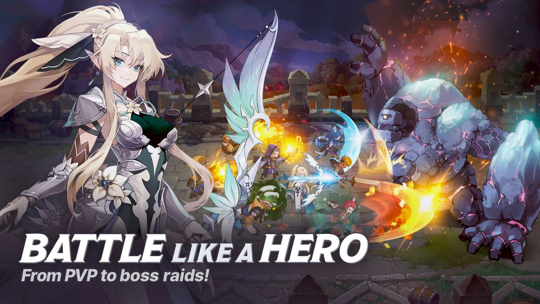 BattleLeague Heroes screenshot game