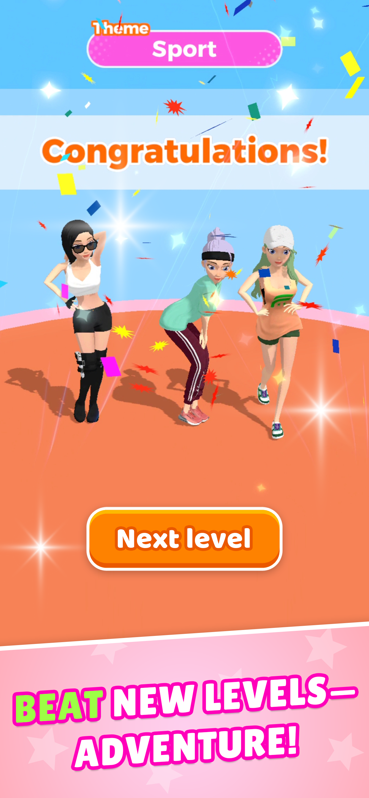 Screenshot of Dress Up Sisters