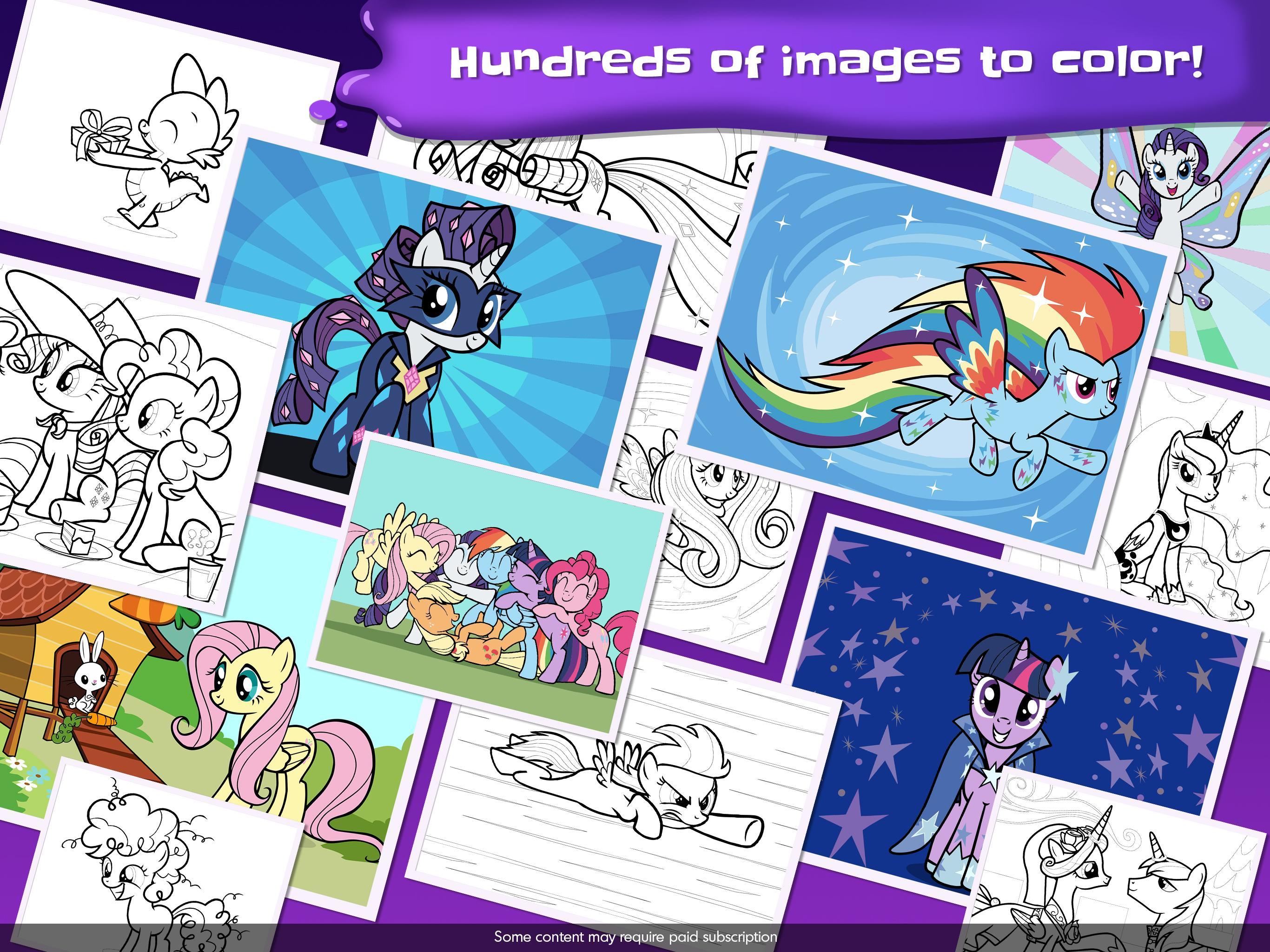My Little Pony Color By Magic Game Screenshot