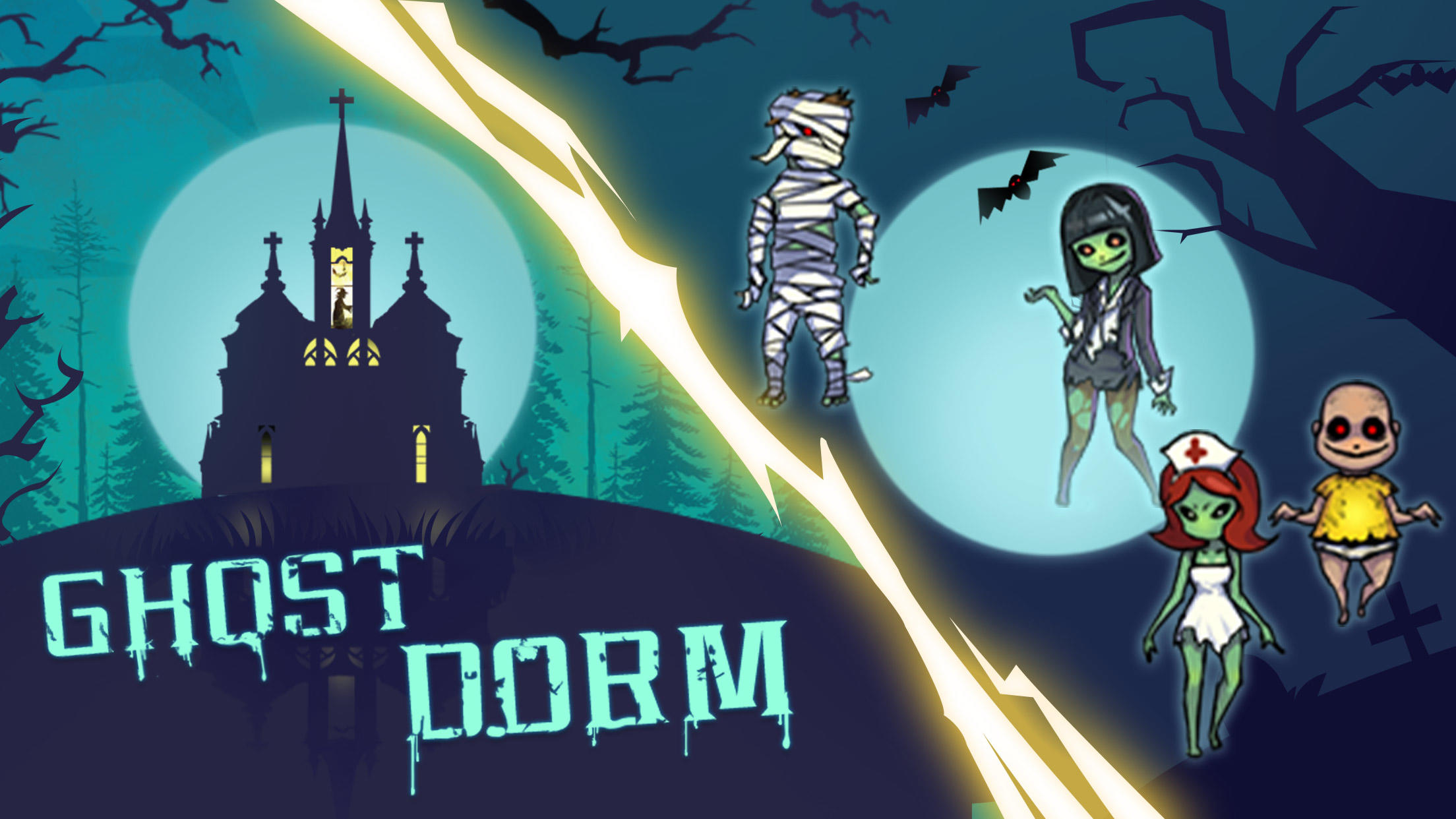 Ghost Dorm - Two Player Games Game Screenshot