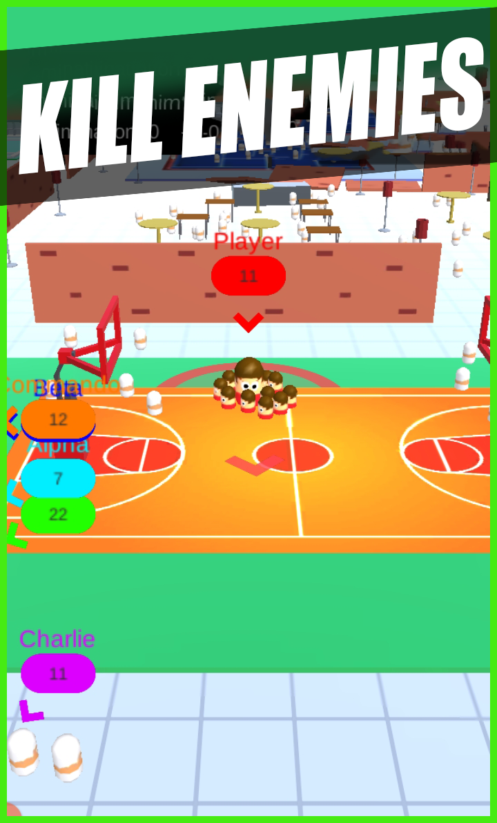 Popular Crowd Followers: Running Wars in Big City ภาพหน้าจอเกม