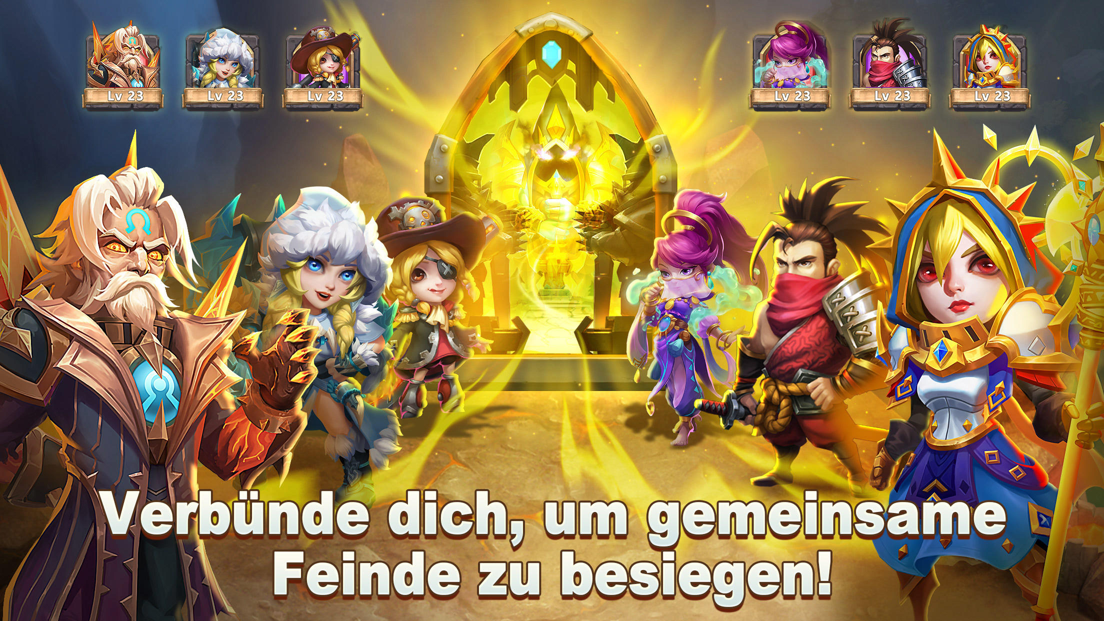 Castle Clash: King's Castle DE Game Screenshot