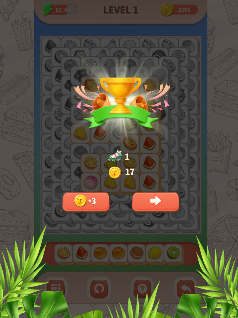 Tile Master:Food Crush screenshot game