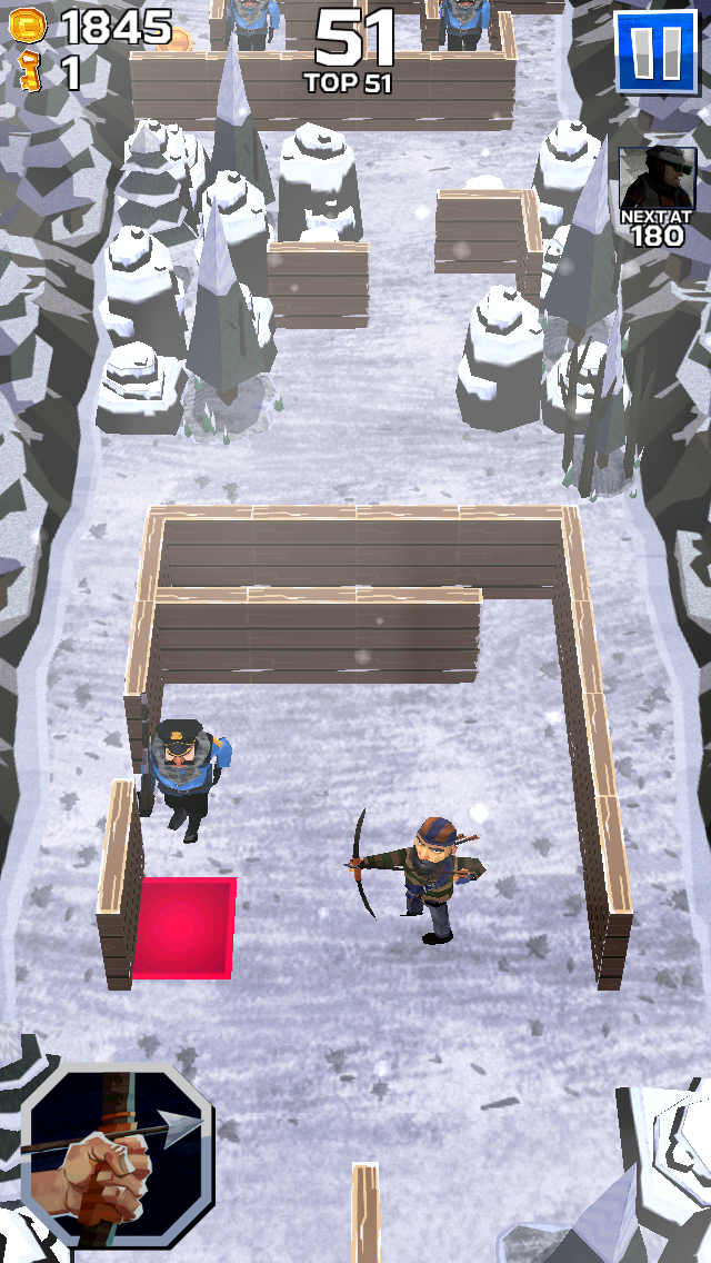 Winter Fugitives Game Screenshot