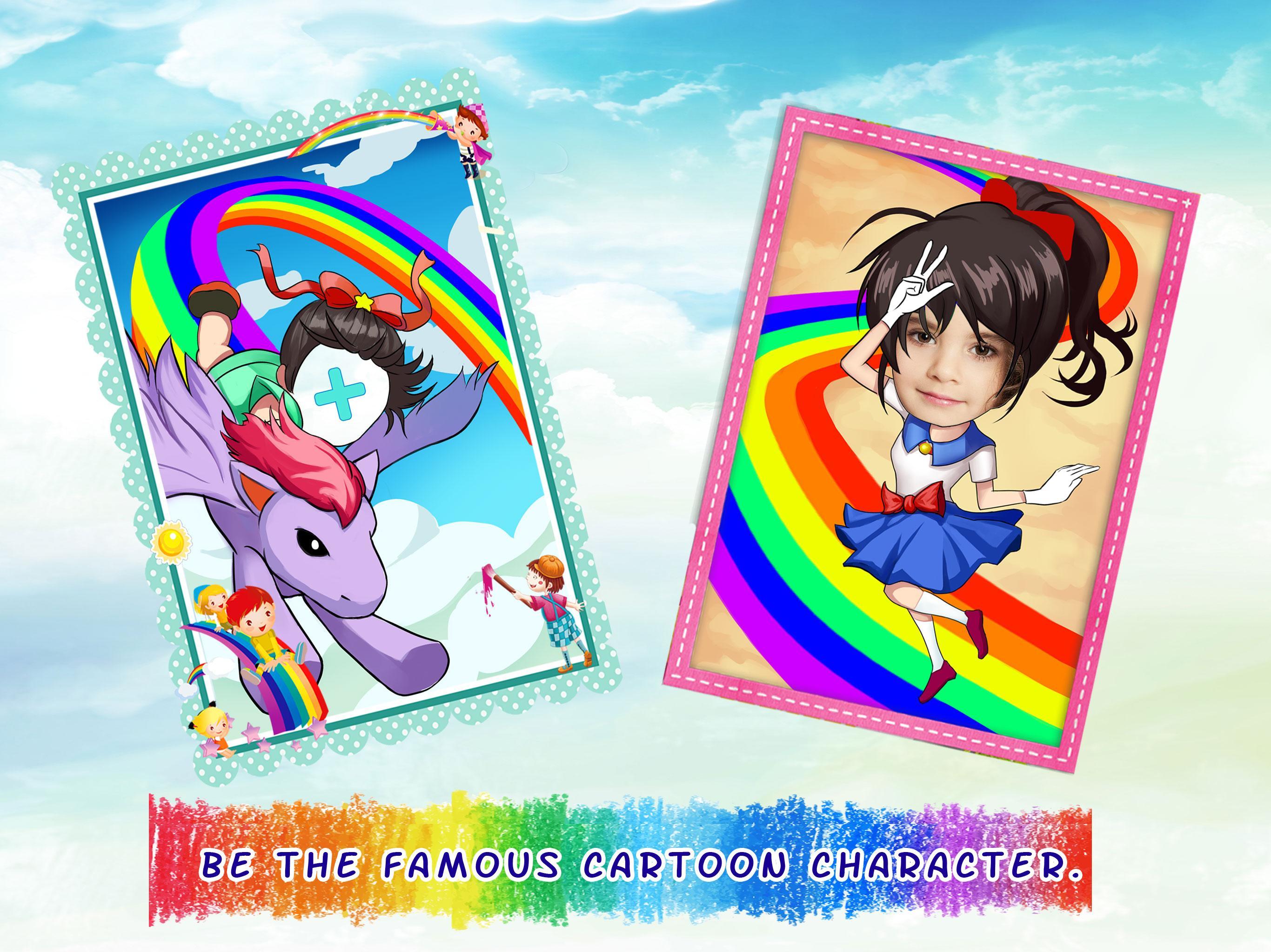 Crazy Rainbow Selfie Lense Cam Game Screenshot