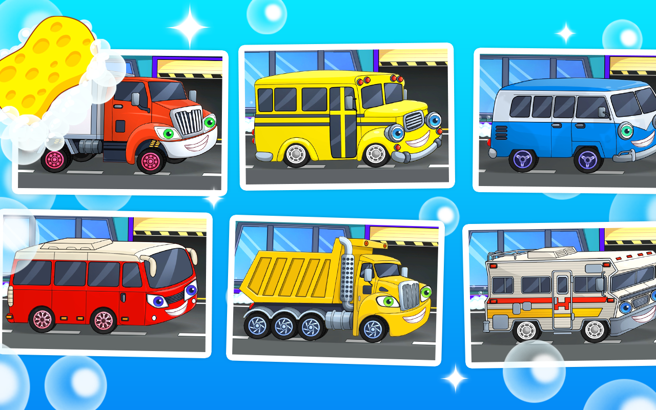 Carwash: Trucks Game Screenshot