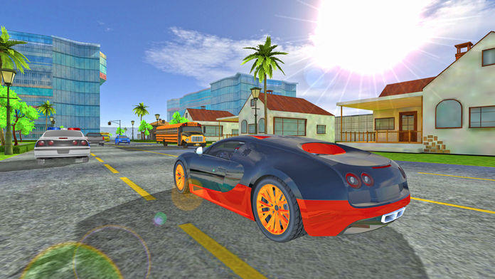 In Car VR Parking 2017 PRO - Full Miami Version Game Screenshot