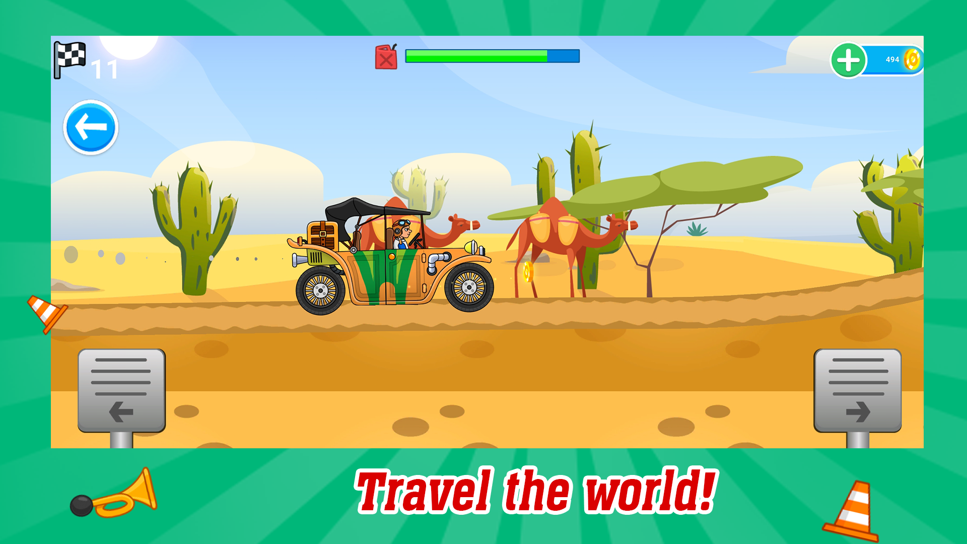 Hill race Game Screenshot