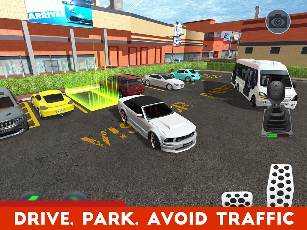 Shopping Mall Parking Lot Game Screenshot
