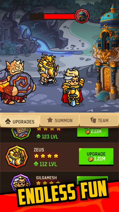 Endlesslands - idle RPG Game Screenshot