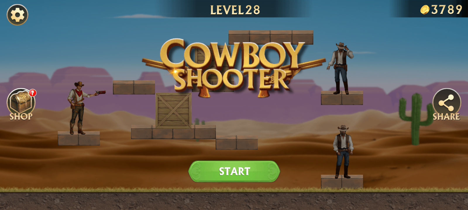 Скриншот игры Cawboy Sharpshooter