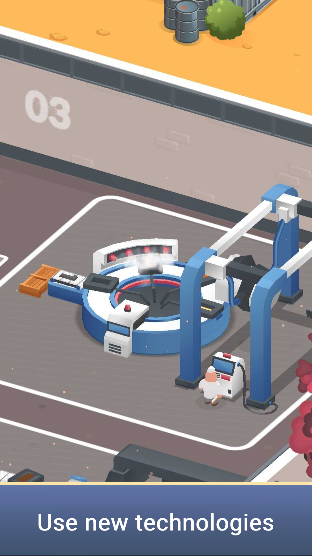 Screenshot of Giant Corp. IDLE tycoon