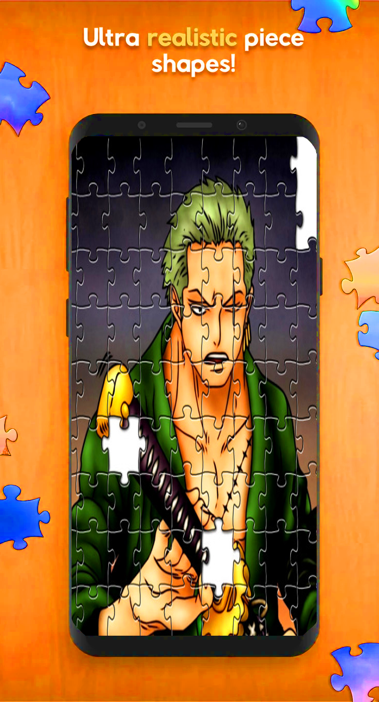 Screenshot of Roronoa Zoro Jigsaw Puzzle
