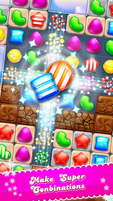 Candy Sweet match 3 puzzle Game Screenshot