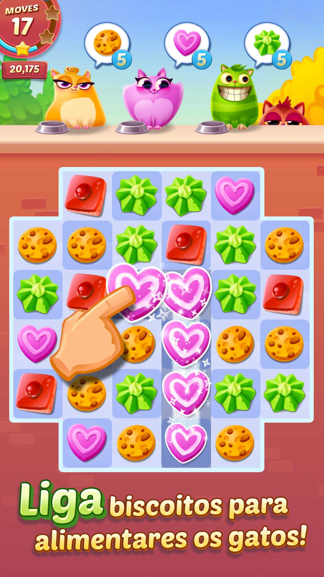 Captura de Tela do Jogo Cookie Cats