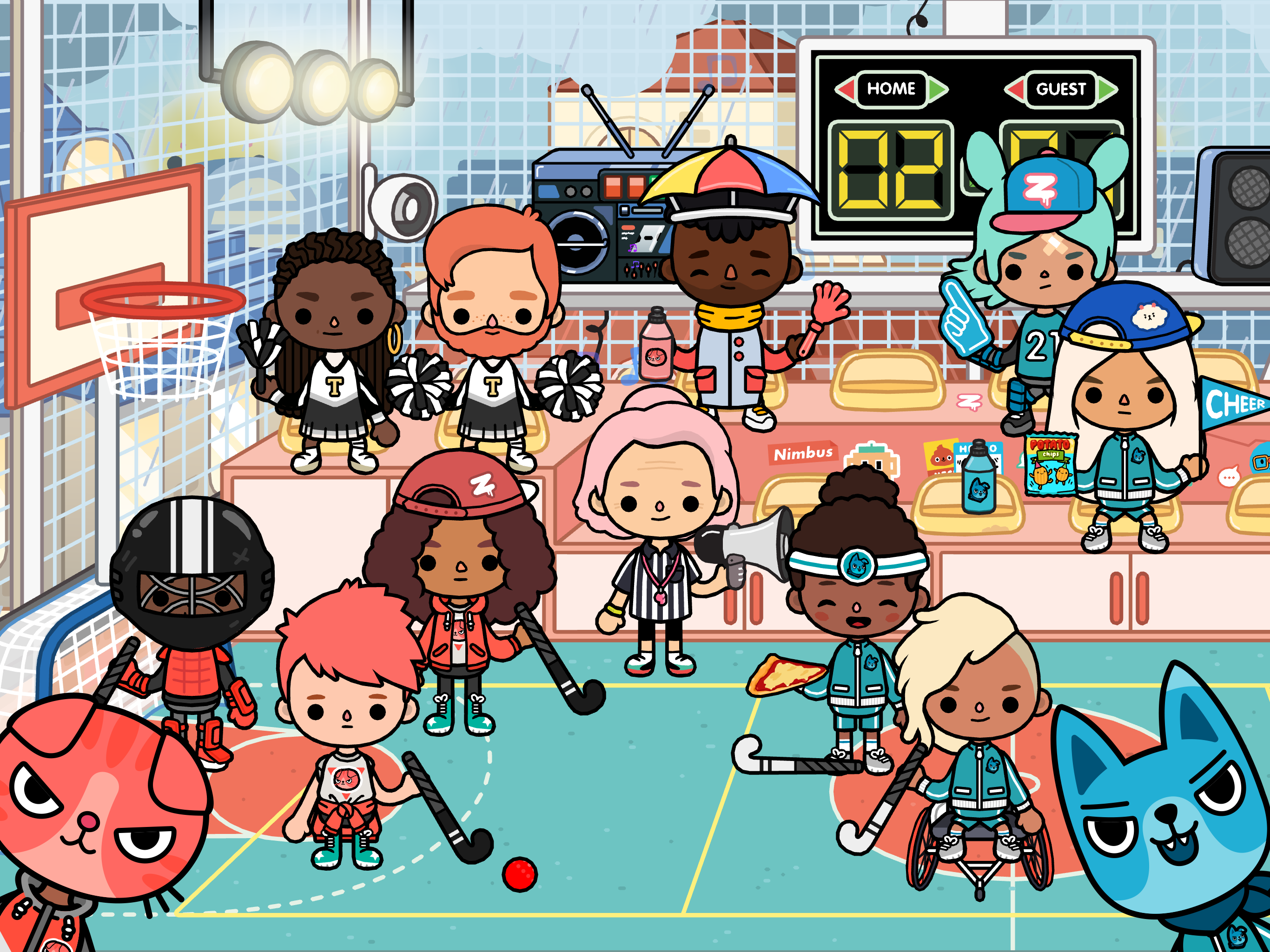 Cuplikan Layar Game Toca Life: After School