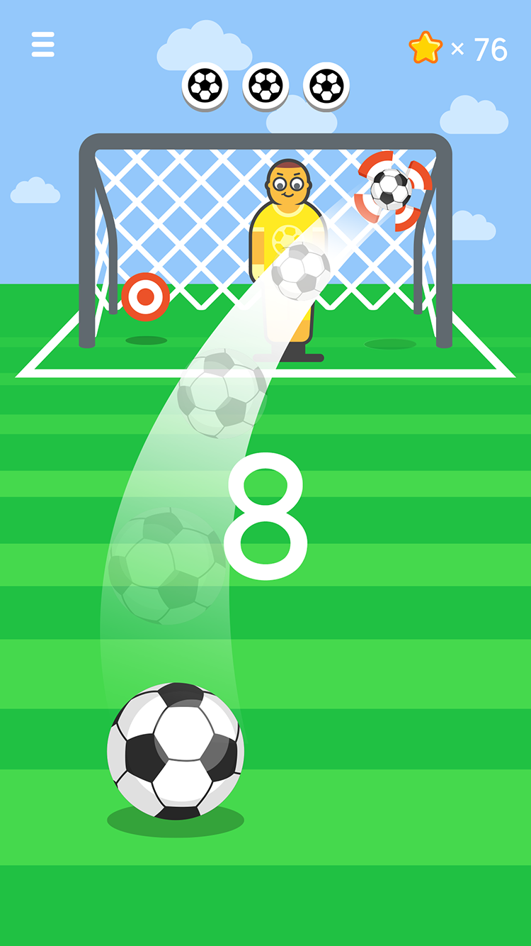 Ketchapp Soccer screenshot game