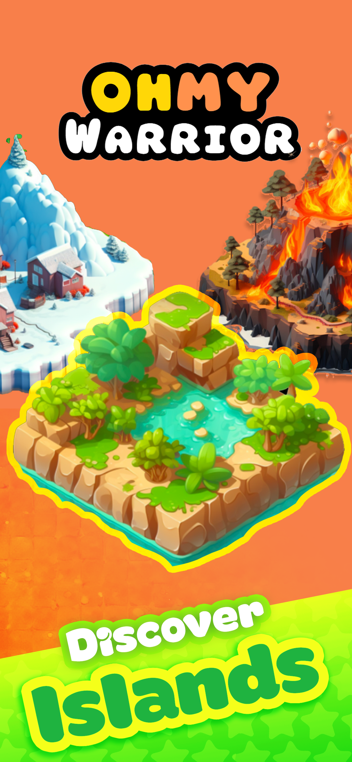 Captura de Tela do Jogo Oh My Warrior: Survivor