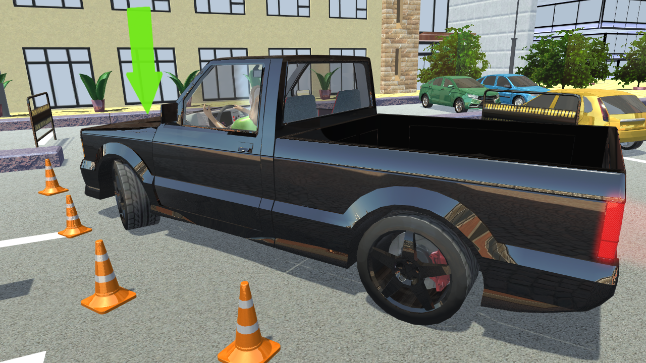 Captura de Tela do Jogo Off-Road Pickup Parking