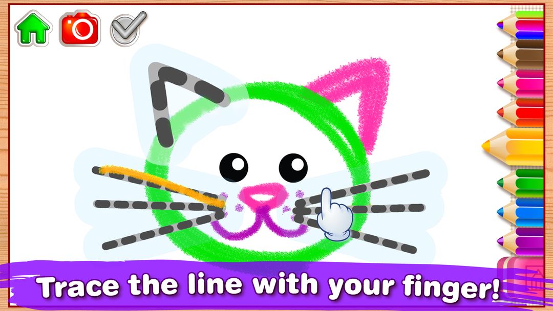 Screenshot of Bini Drawing for Kids Games