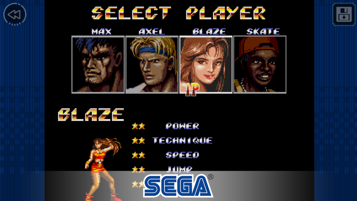 Cuplikan Layar Game Streets of Rage 2 Classic