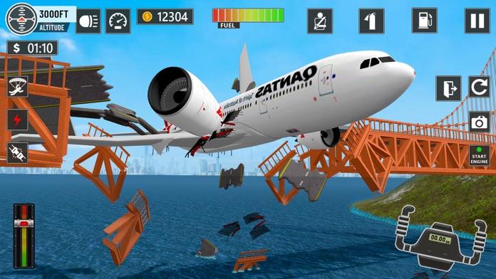 Plane Crash: Emergency Landing Game Screenshot