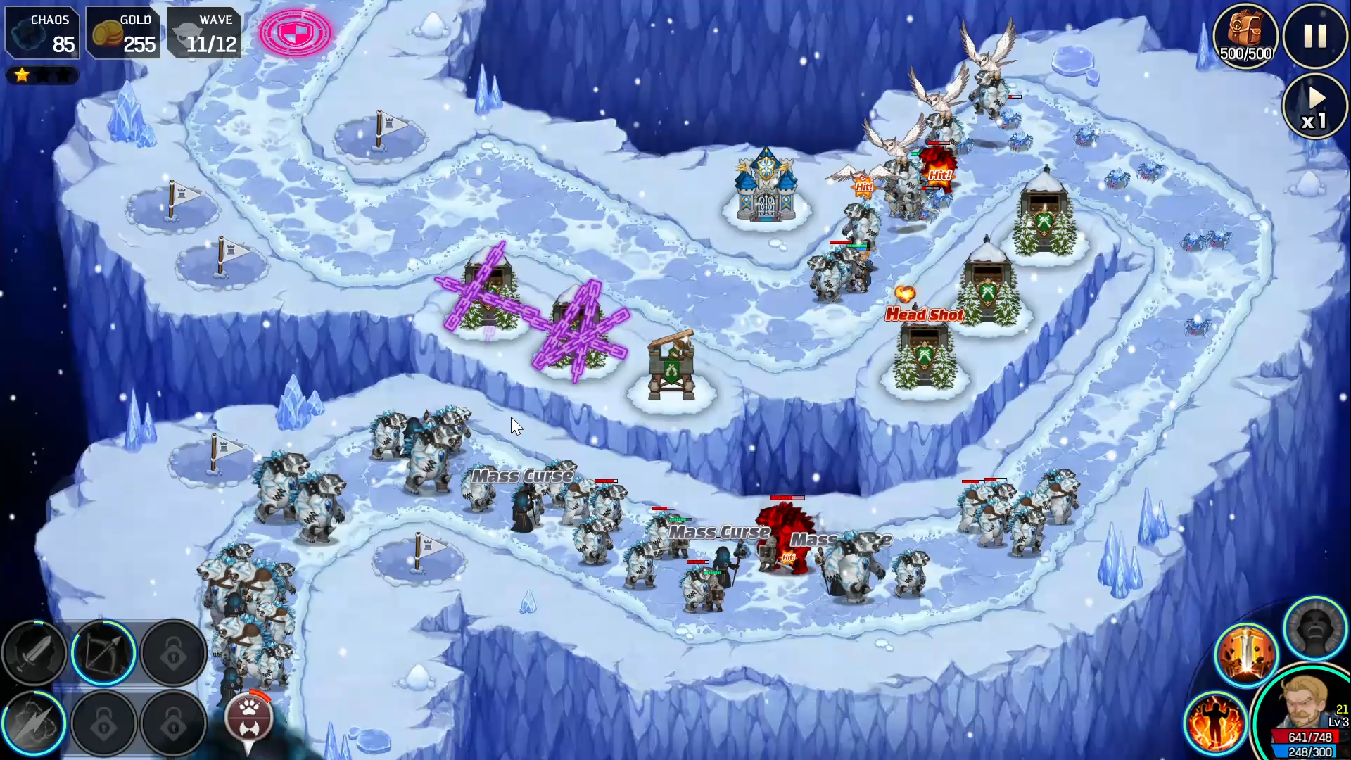 Chaos Rush (Tower Defense) Game Screenshot