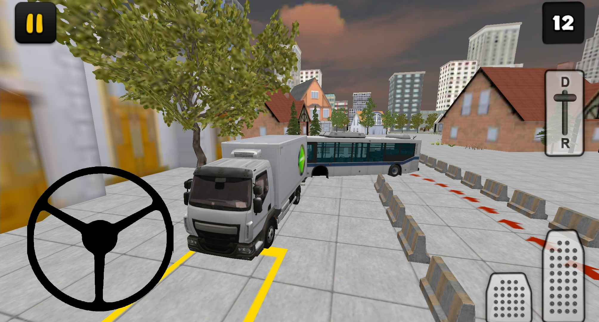 Truck Simulator 3D: Bus Recove Game Screenshot