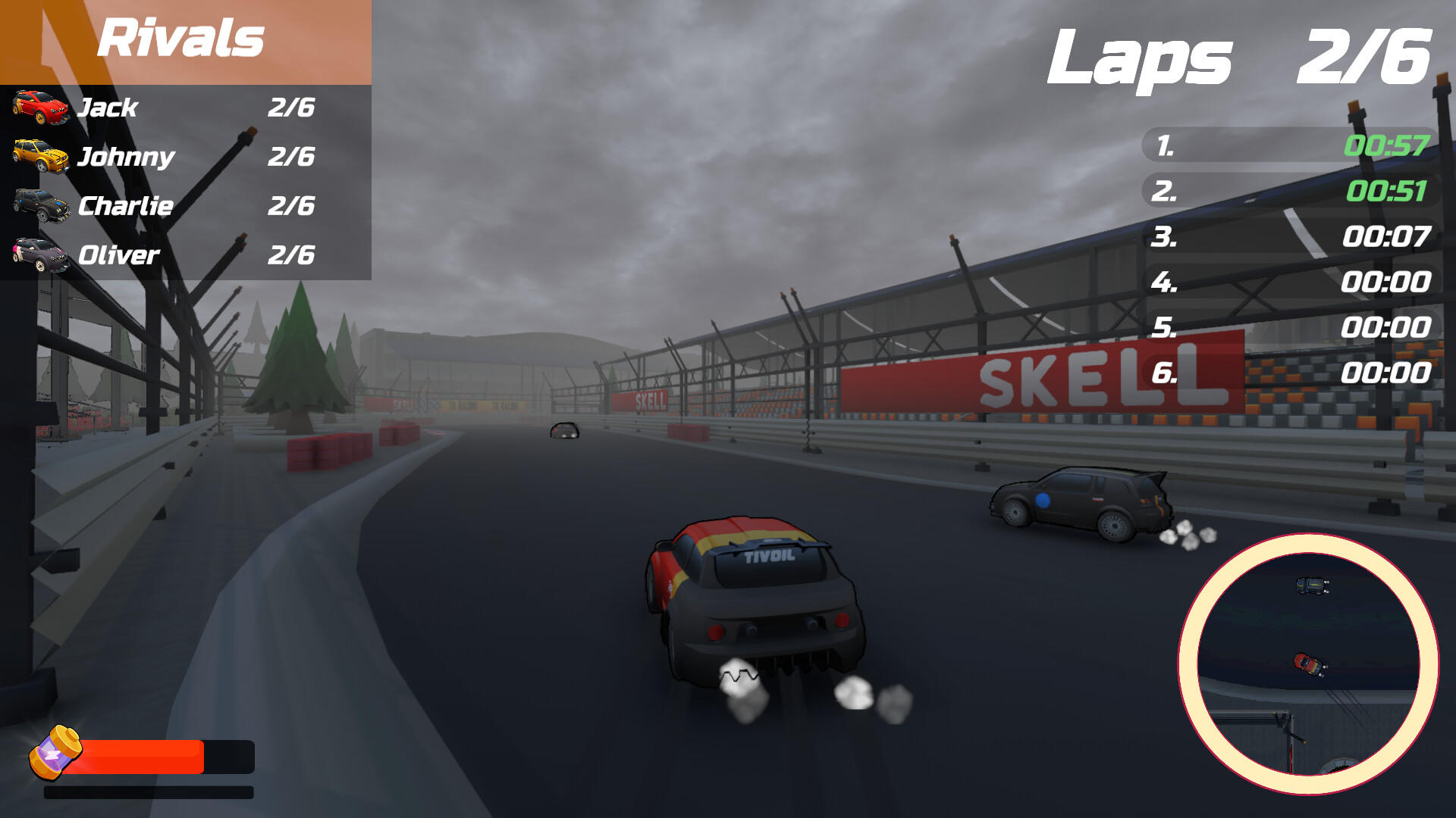 Turbo Racing 게임 스크린 샷