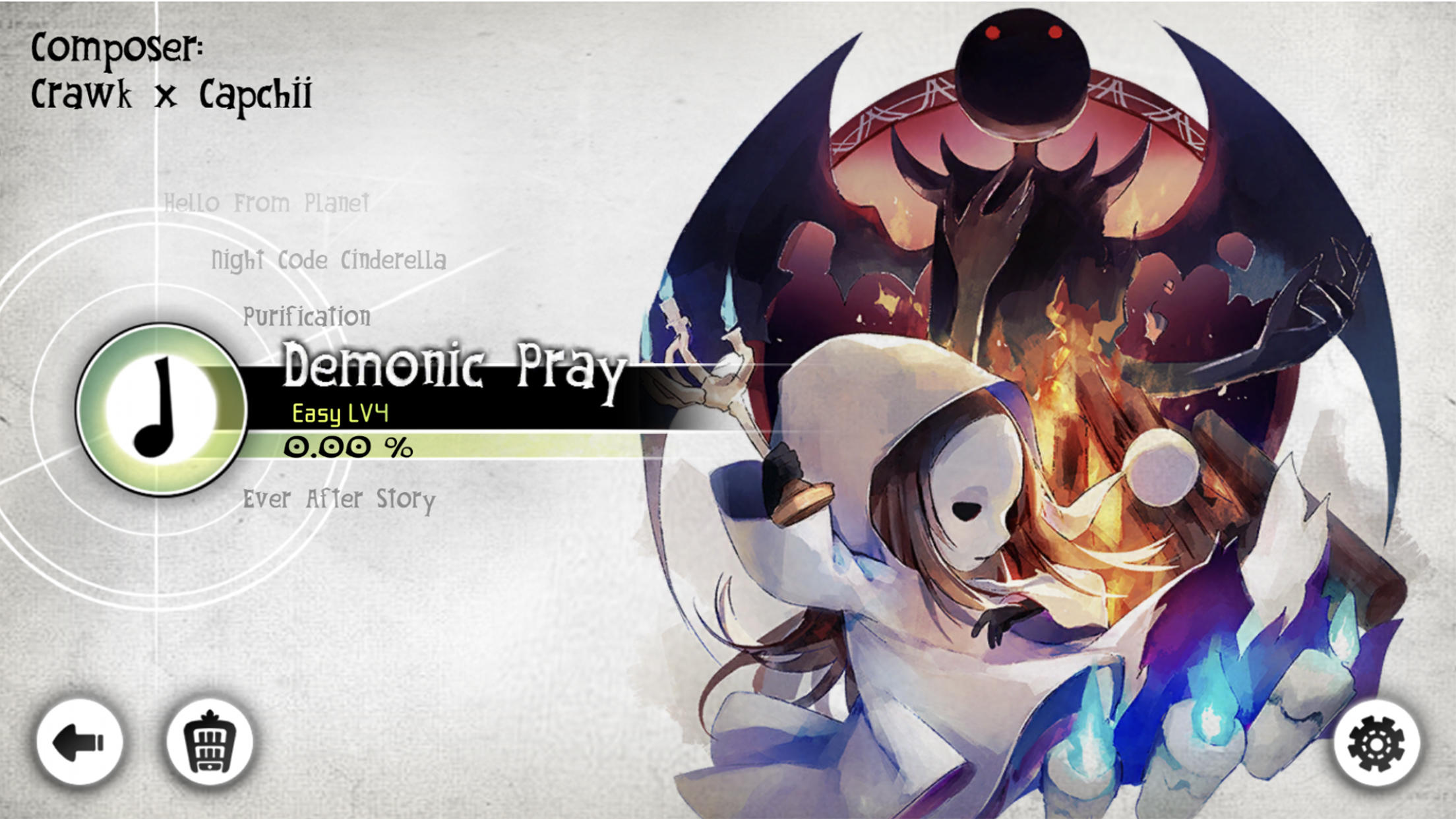 Cuplikan Layar Game DEEMO