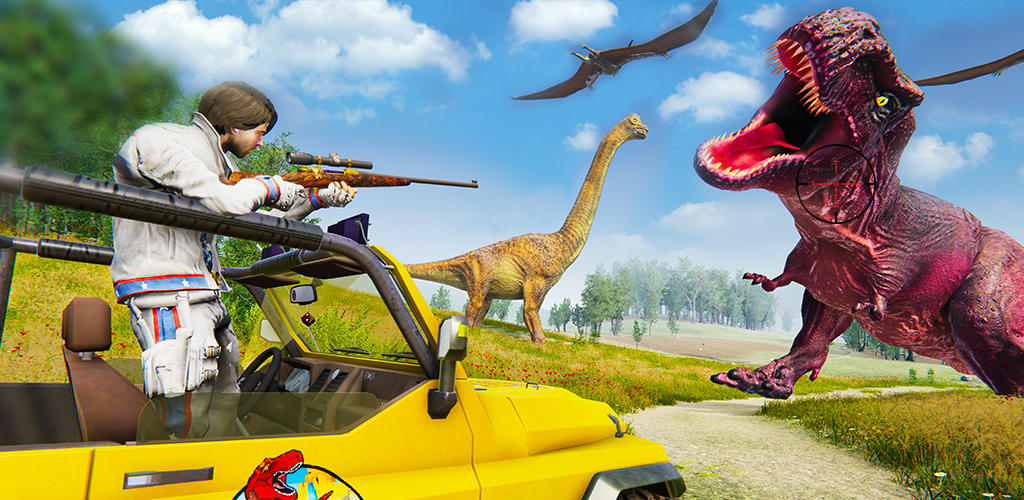 Jogos de armas de caça ao dinossauro selvagem versão móvel