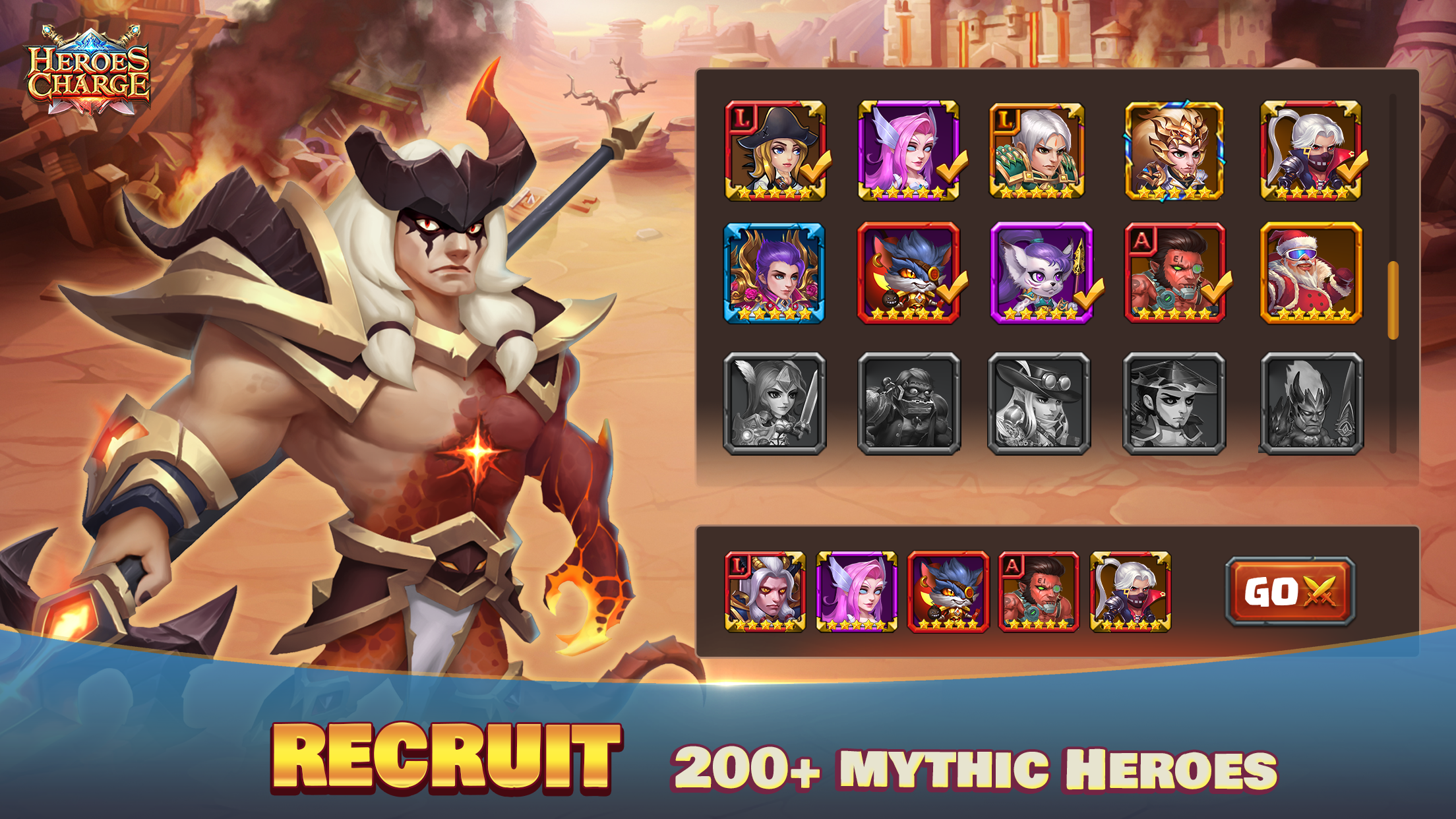 Heroes Charge Game Screenshot