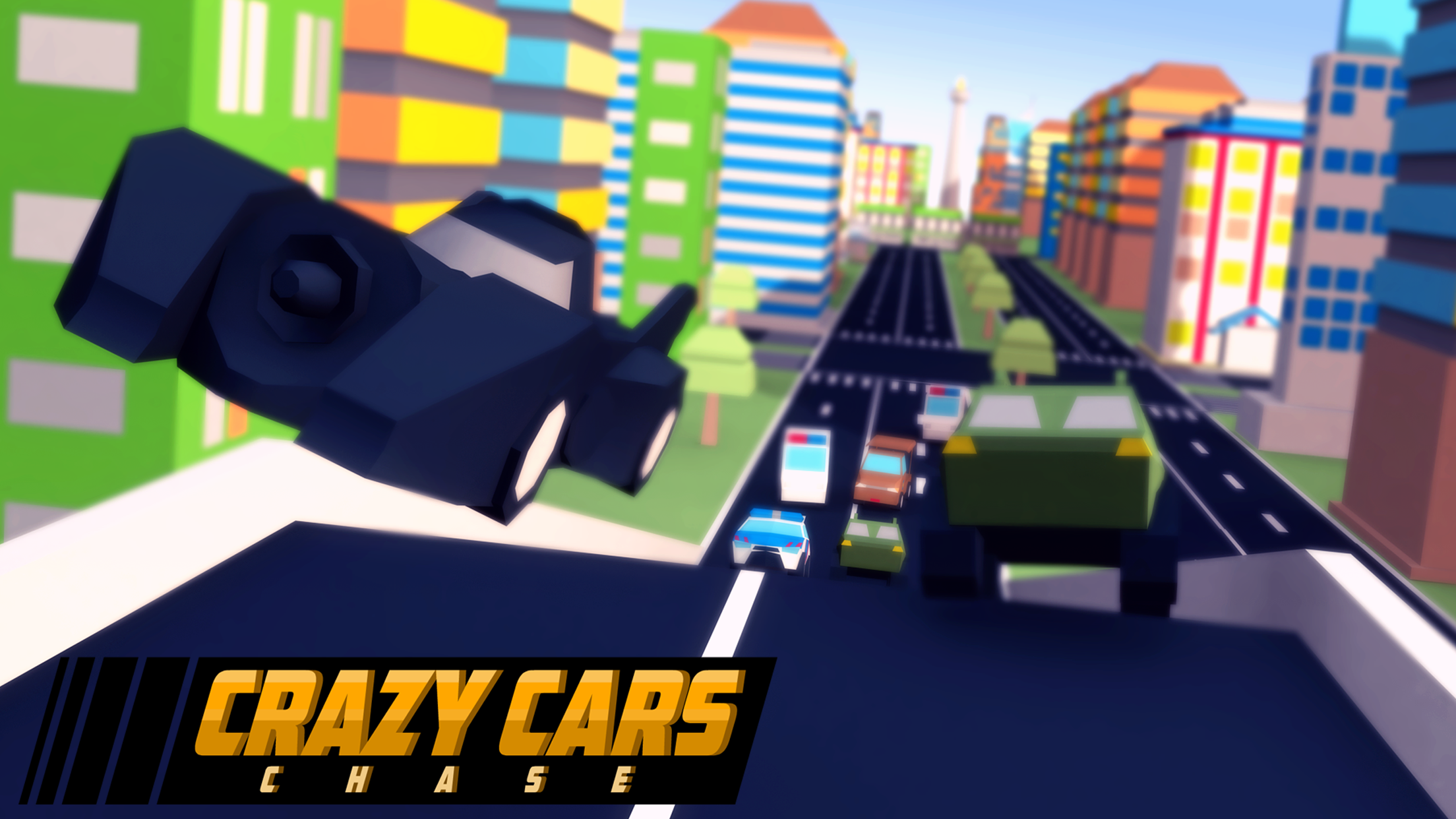 Crazy Cars Chase Game Screenshot