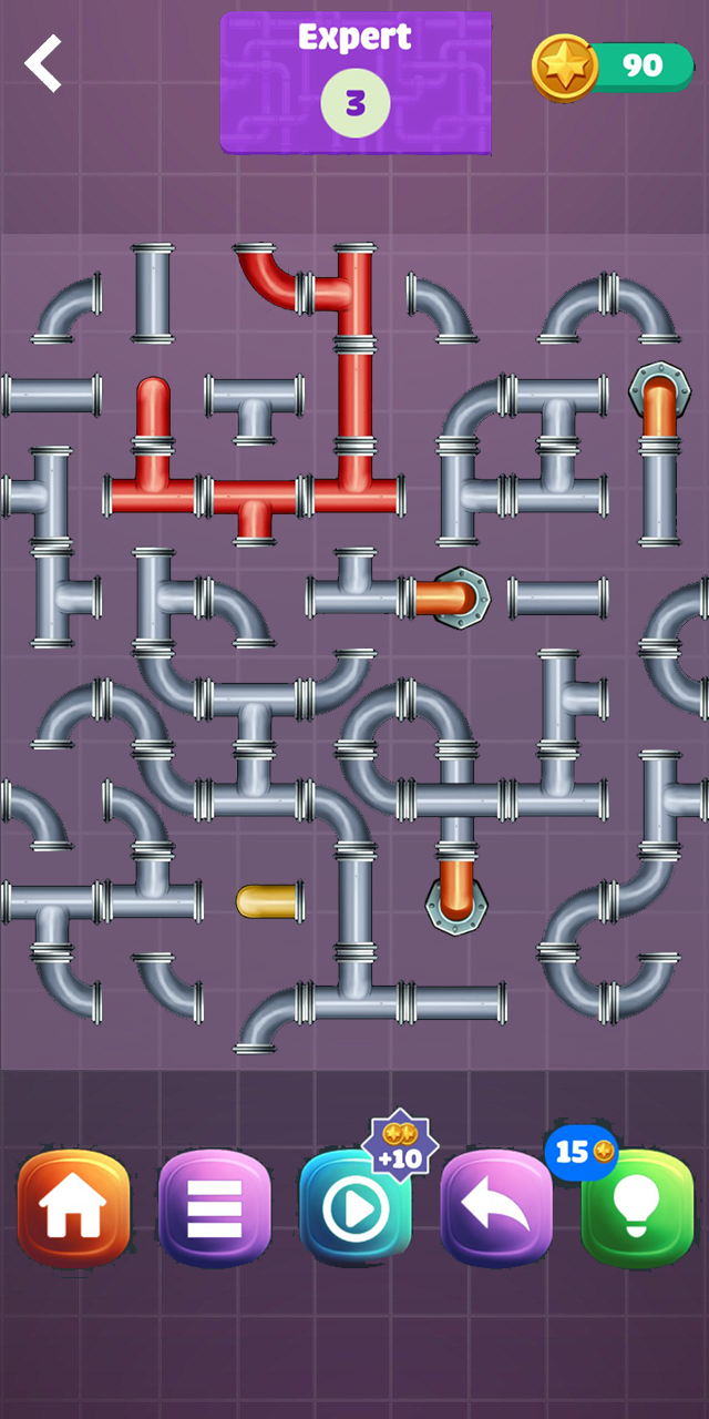 Скриншот игры Pipe Puzzle Connect