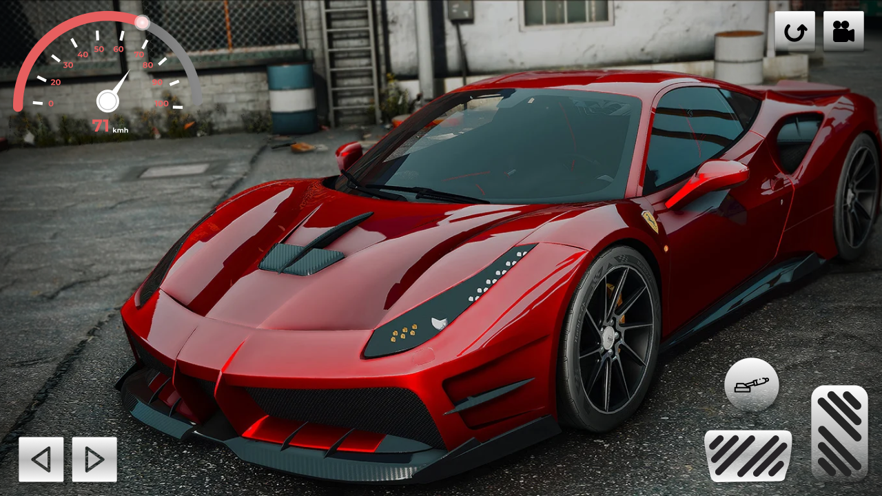 Pista Extreme Ferrari Racing 게임 스크린샷