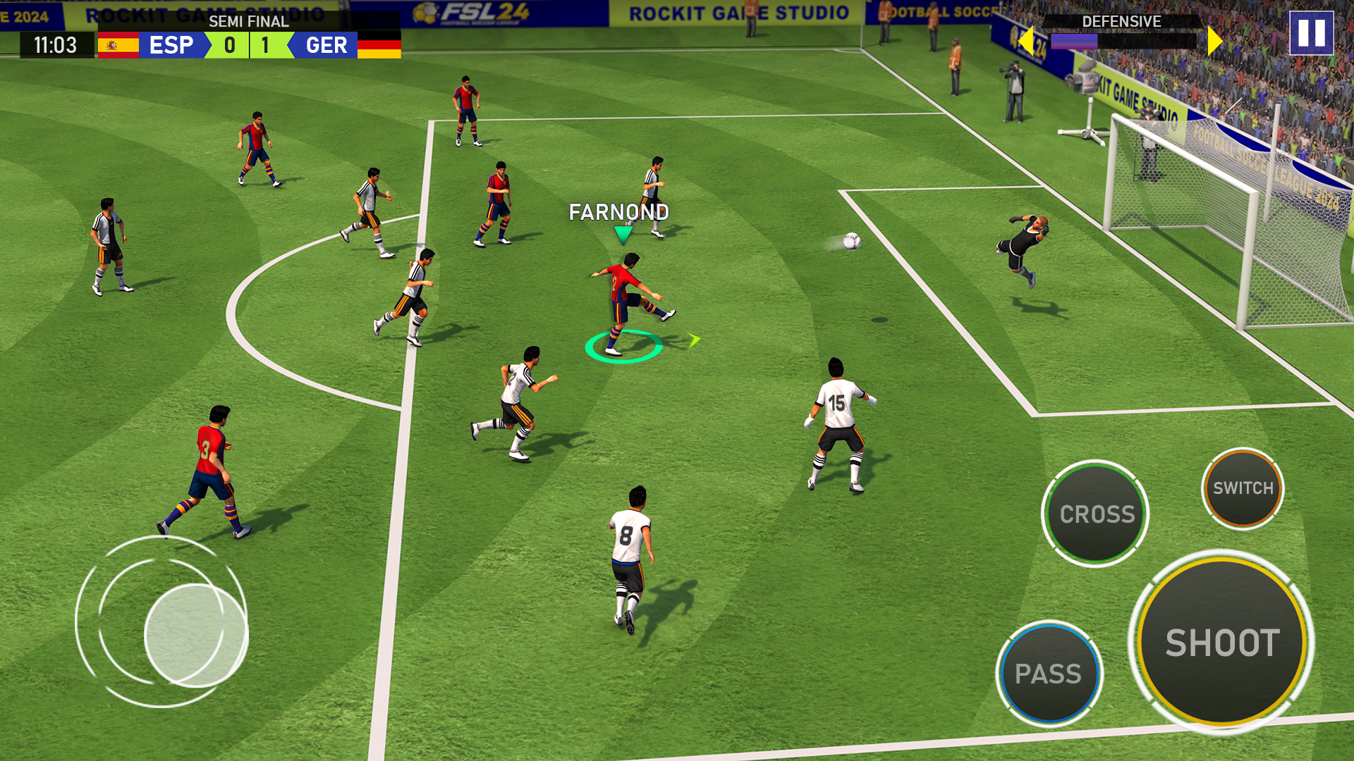 Screenshot 1 of Лига FSL24: Футбольная игра 1.1