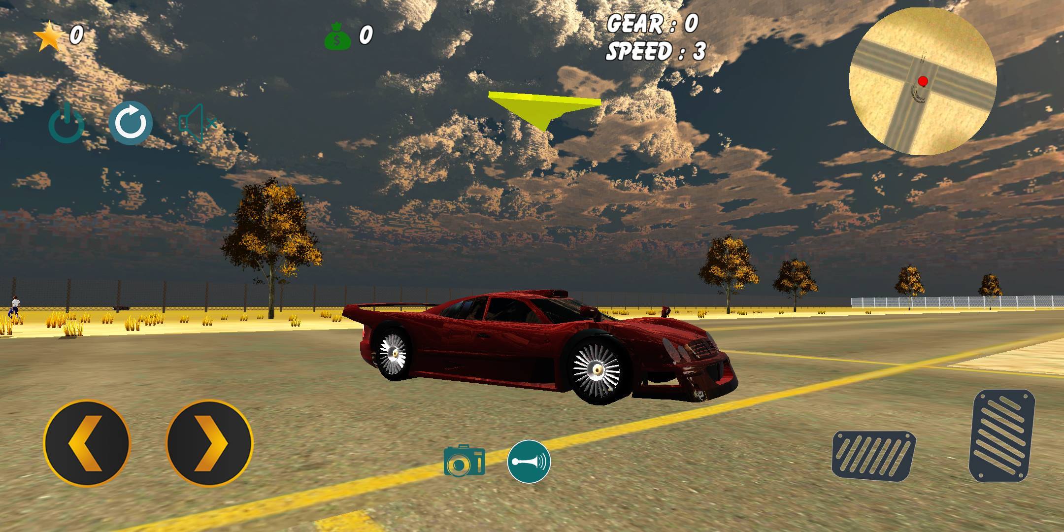 CLK GTR Drift Simulator Game Screenshot