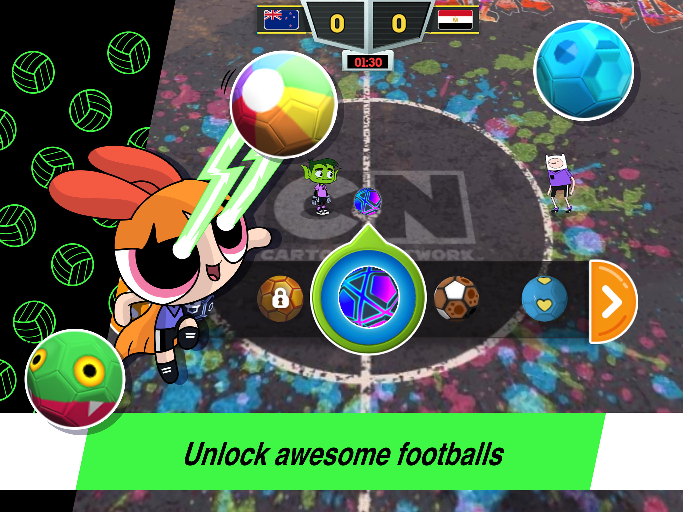 Toon Cup - Football Game Game Screenshot
