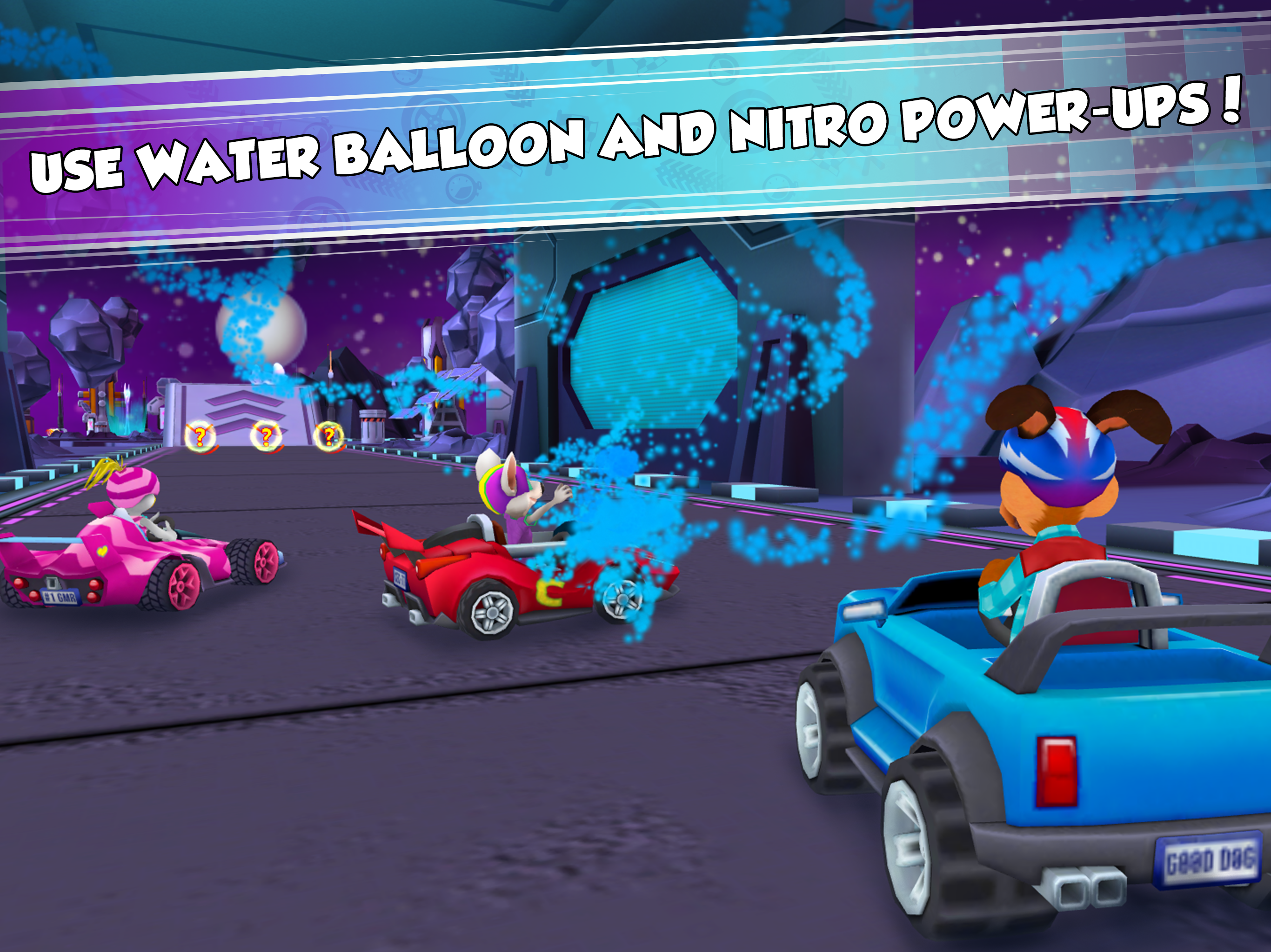 Chuck E. Cheese's Racing World Game Screenshot
