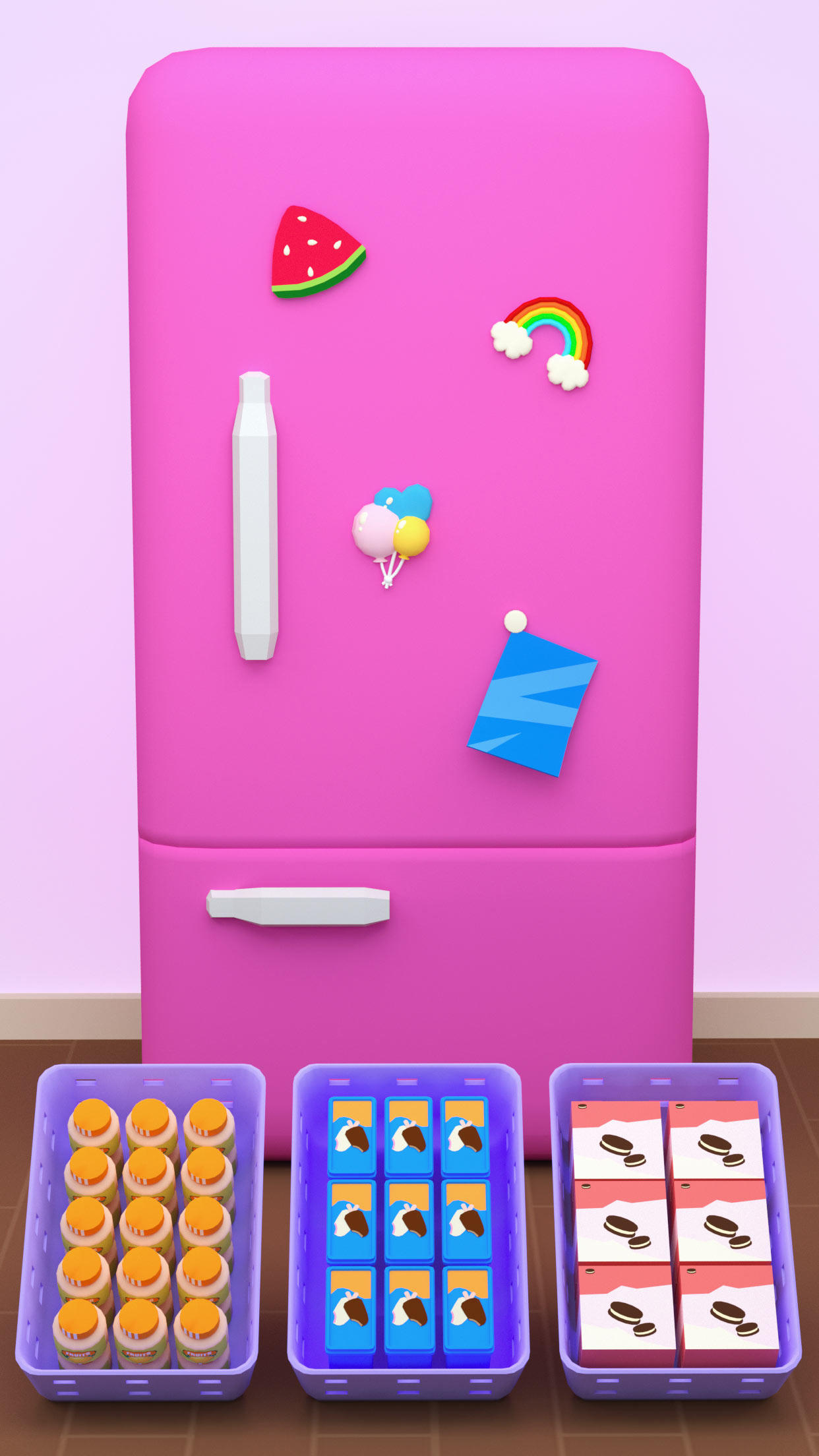 ASMR Restock:Fridge Organizing Game Screenshot