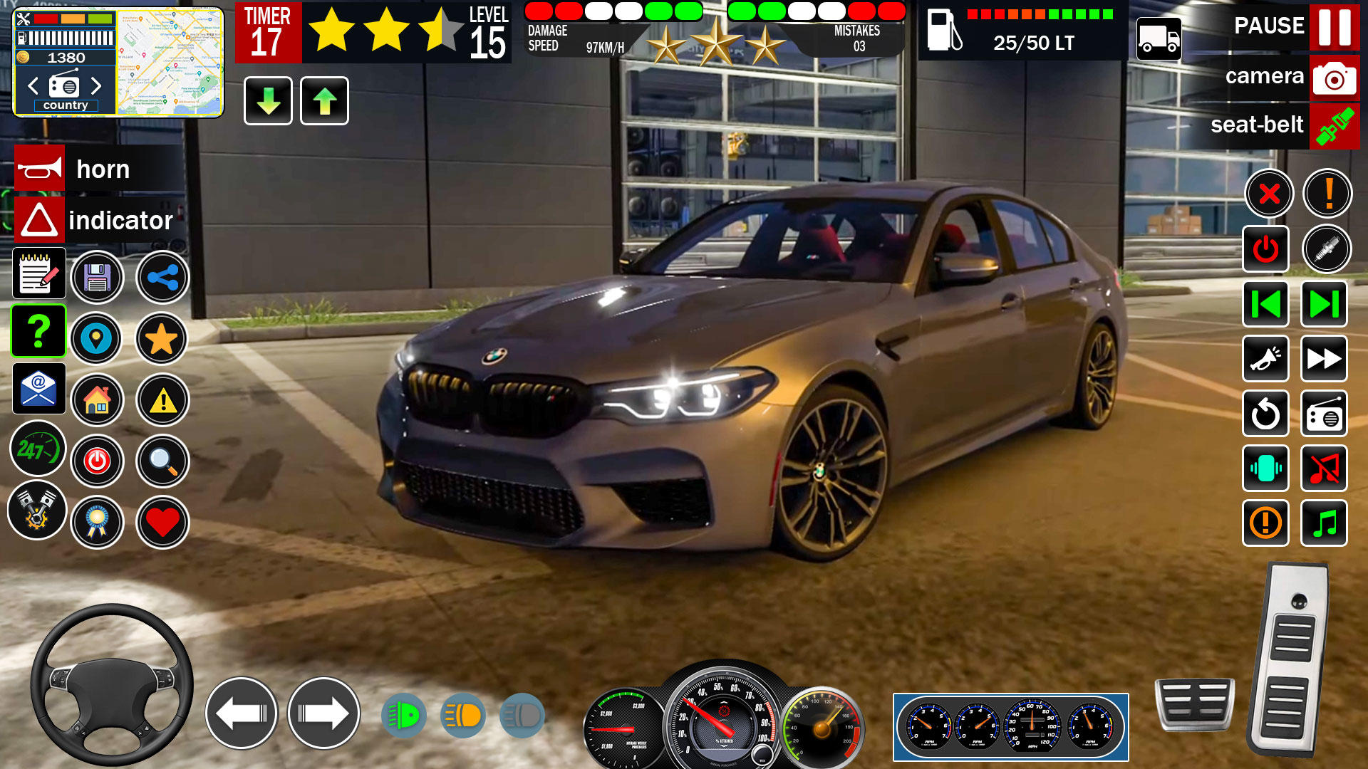 本物の車の駐車 車のゲーム 3D ゲームのスクリーンショット