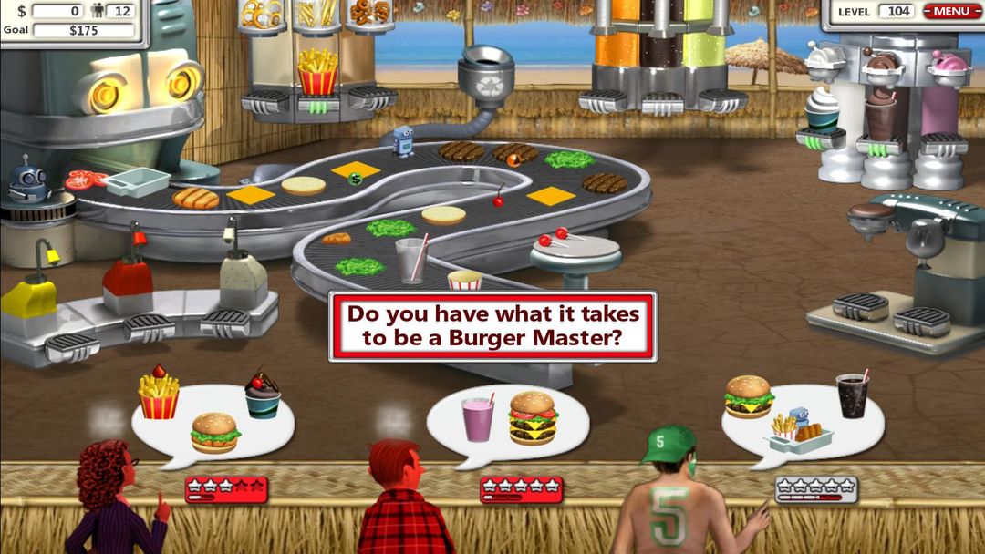 Burger Shop 2 ภาพหน้าจอเกม