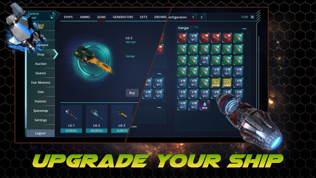 WarUniverse: Cosmos Online screenshot game