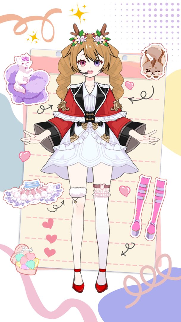 Vlinder Princess Dress up game screenshot game